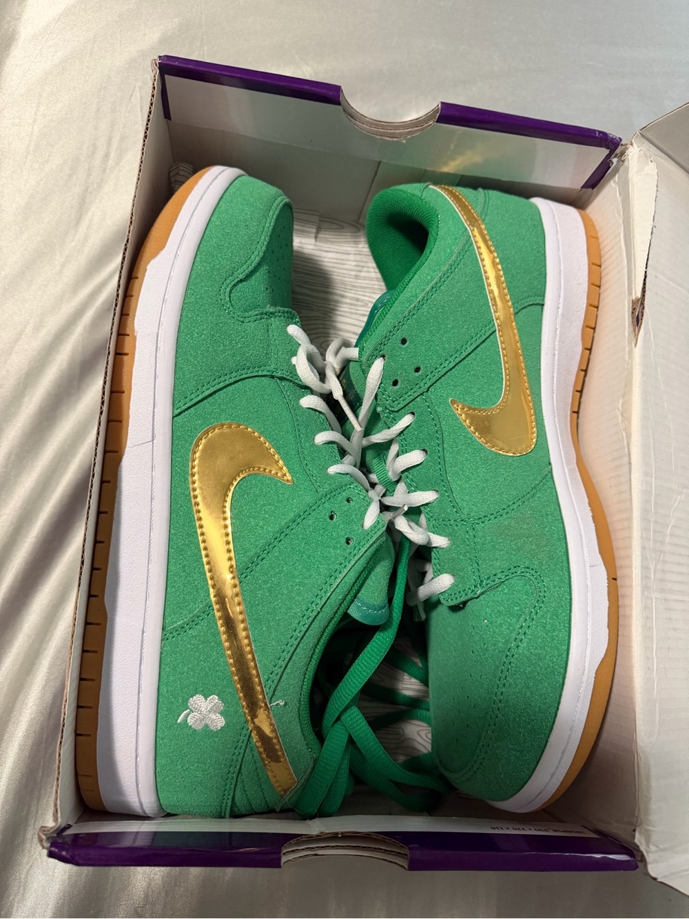 Limited Edition St. Patrick’s Day Nike Dunk Low SB. NWT. Unisex.